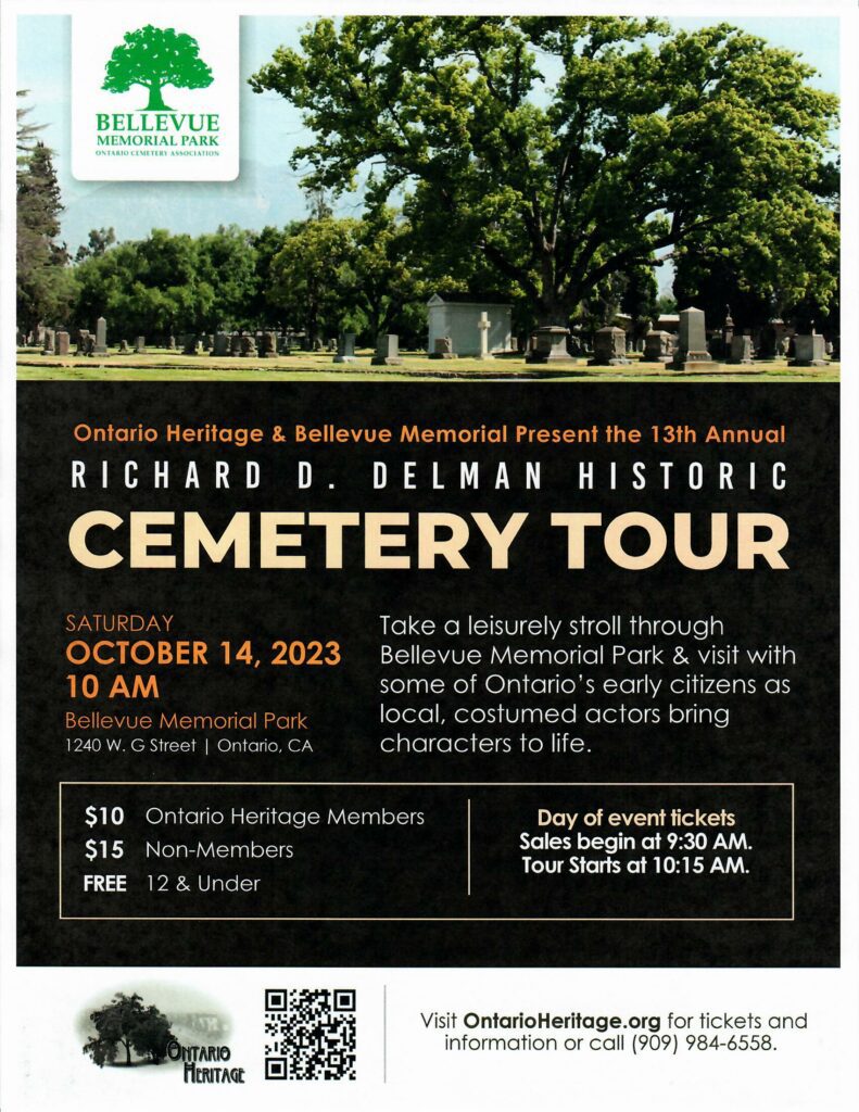 OH 2023 Cemetery Tour Flyer